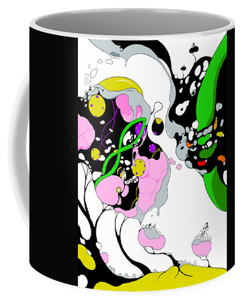 Pandemic Coffee Mug featuring the drawing Contamination by Craig Tilley