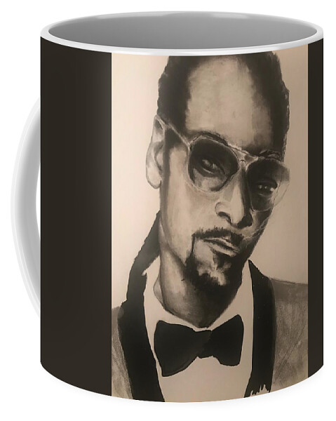  Coffee Mug featuring the drawing Cool by Angie ONeal