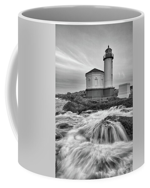 Lighthouse Coffee Mug featuring the photograph Coquille Mornings by Chuck Rasco Photography