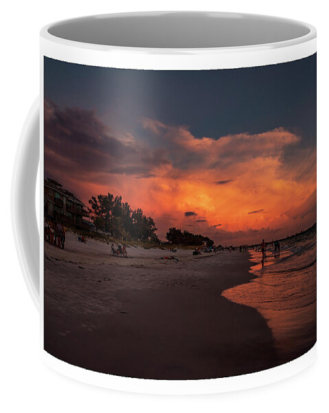 Anna Maria Island Coffee Mug featuring the photograph Coquina Beach Clouds 2 by ARTtography by David Bruce Kawchak