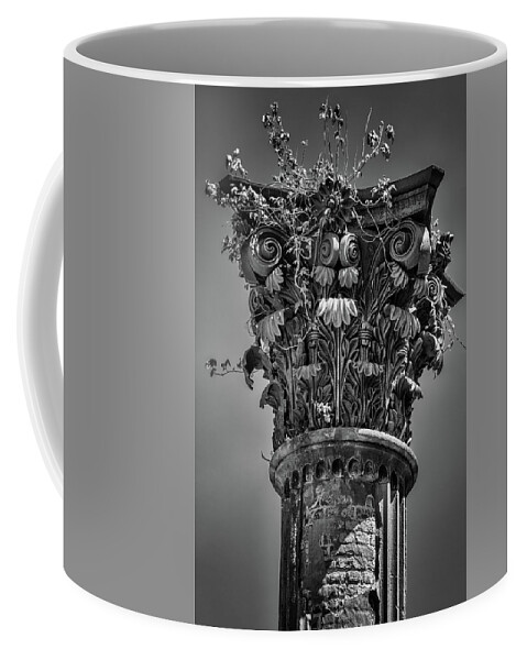 Capital Coffee Mug featuring the photograph Corinthian Column Capital by Susan Rissi Tregoning