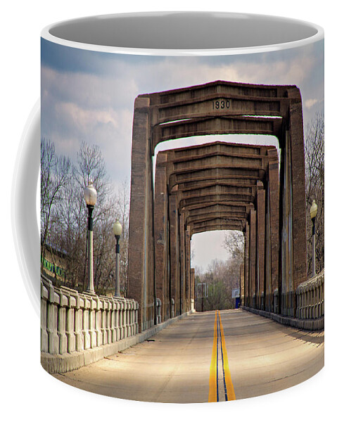 Arch Bridge Coffee Mug featuring the photograph Cotter Bridge by Lana Trussell