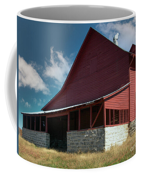 Connemara Farms Goat Dairy Coffee Mug featuring the photograph Country Barn in North Carolina by Dale Powell