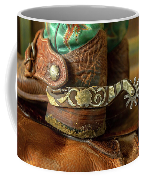 Photography Coffee Mug featuring the photograph Cowboy Boots by JBK Photo Art