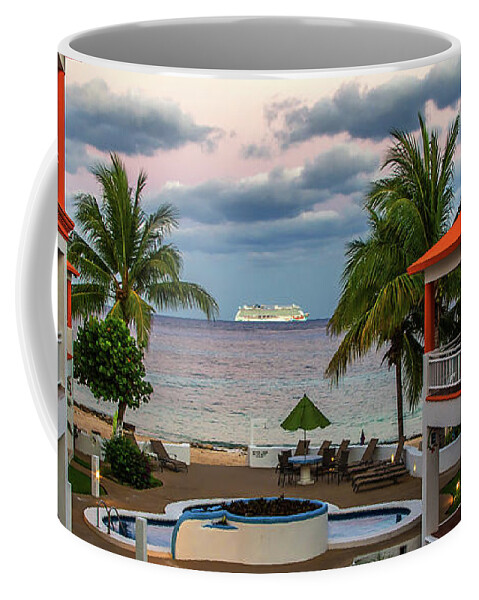Cozumel Coffee Mug featuring the photograph Cozumel Cruise Dream Vacation by Peter Herman
