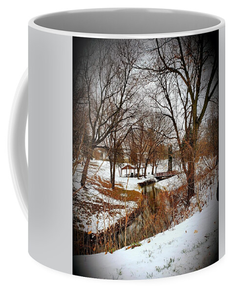 Winter Coffee Mug featuring the photograph Cozy winter land by Shalane Poole