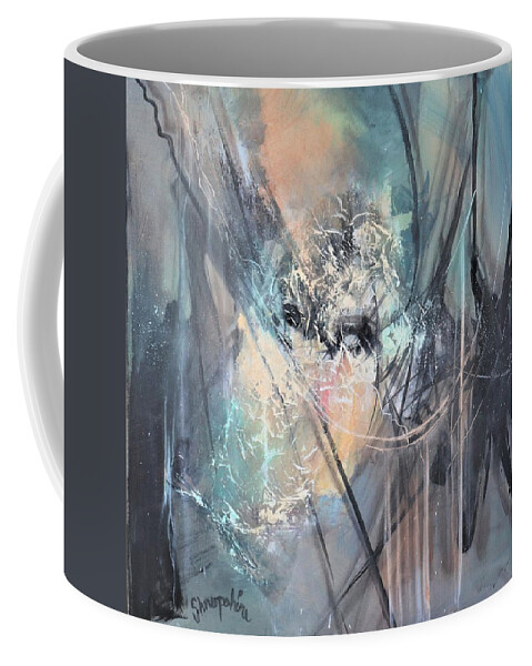Cradle Of Life Coffee Mug featuring the painting Cradle of Life by Tom Shropshire