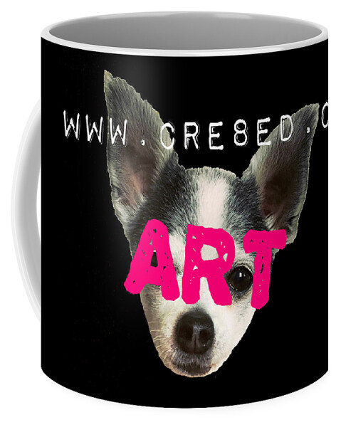 Www.cre8ed.ch Coffee Mug featuring the digital art Cre8ed by Tanja Leuenberger