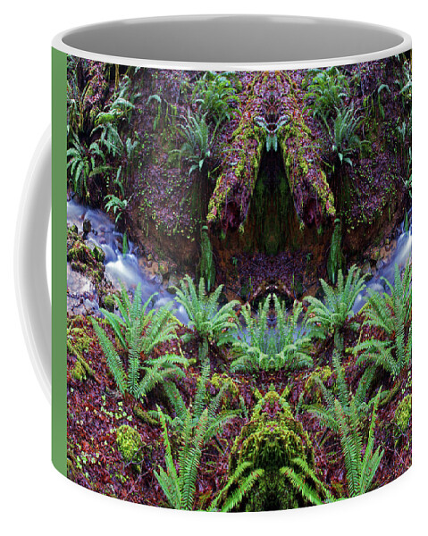 Nature Art Coffee Mug featuring the photograph Creek Haven by Ben Upham III