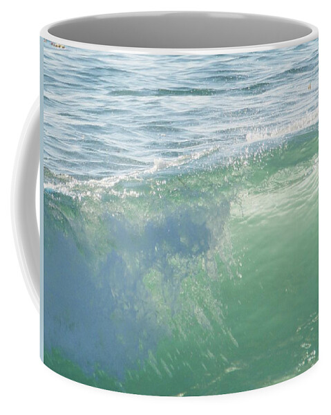 Pacific Ocean Coffee Mug featuring the photograph Crested Wave II by Denise Benson