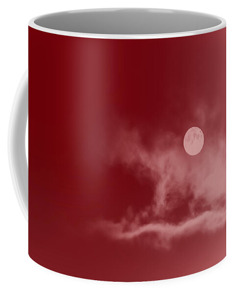 Abstract Art Coffee Mug featuring the photograph Crimson Sky by John Emmett
