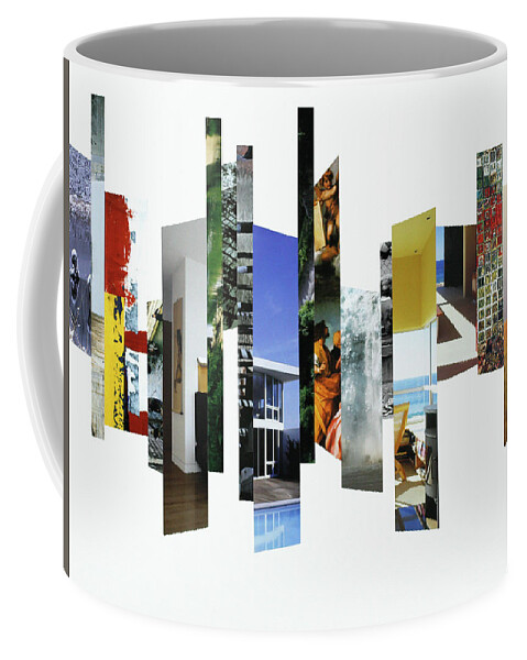 Collage Coffee Mug featuring the photograph Crosscut#111 by Robert Glover