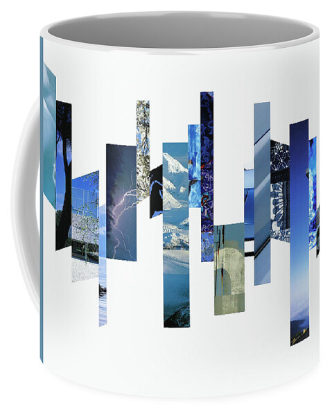 Collage Coffee Mug featuring the photograph Crosscut#131 by Robert Glover