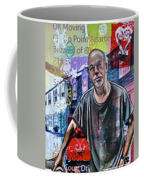  Coffee Mug featuring the painting Crown point by Clayton Singleton