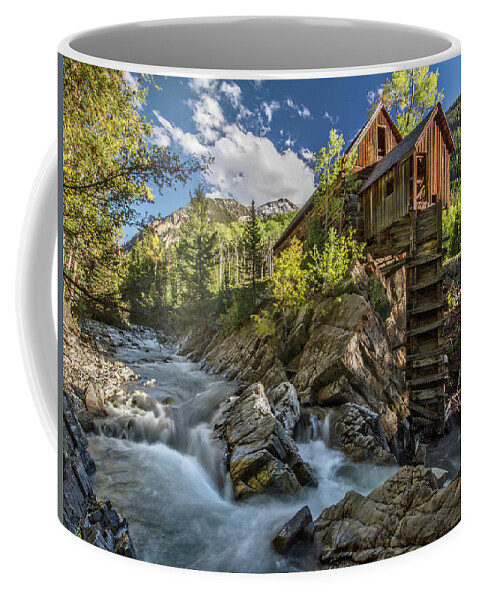  Coffee Mug featuring the photograph Crystal Mill Colorado by Wesley Aston