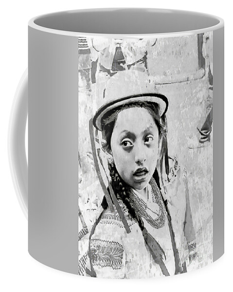 2163c Coffee Mug featuring the photograph Cuenca Kids 1584 by Al Bourassa