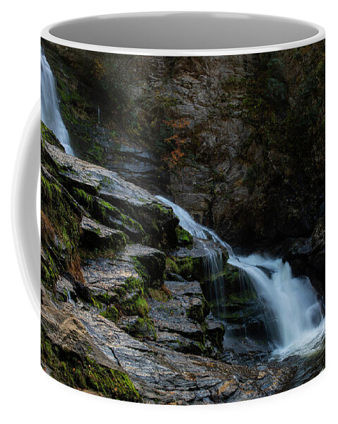 Cullasaja Falls Coffee Mug featuring the photograph Cullasaja Falls Long Exposure by Dan Sproul