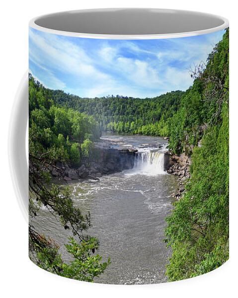 Cumberland Falls Coffee Mug featuring the photograph Cumberland Falls 34 by Phil Perkins
