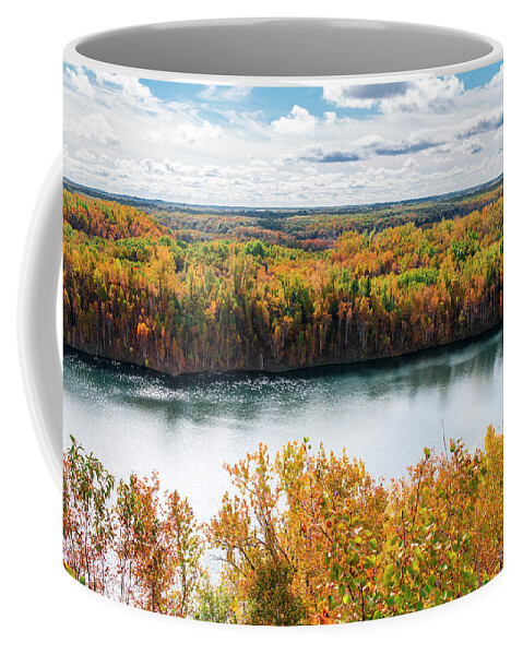 Autumn Coffee Mug featuring the photograph Cuyuna Country State Recreation Area - Autumn #2 by Patti Deters
