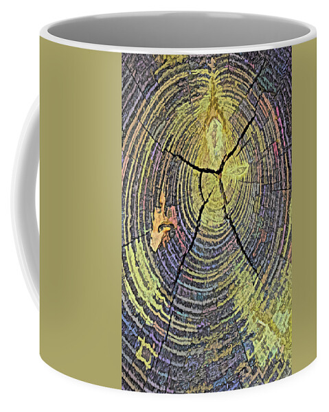 Illuminated Abstracts Coffee Mug featuring the digital art Dance By The Light Of The Moon by Becky Titus