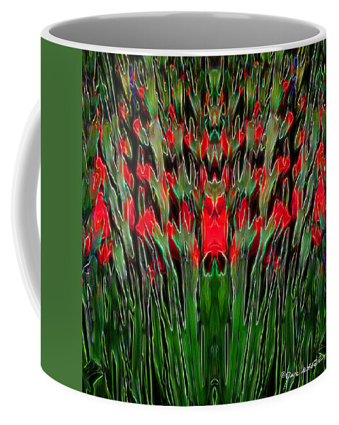 Marc Nader Photo Art Coffee Mug featuring the photograph Dance Of The Budding Irises by Marc Nader