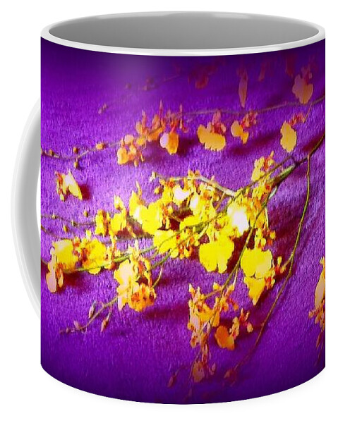 Orchids Coffee Mug featuring the photograph Dancing Orchids by VIVA Anderson