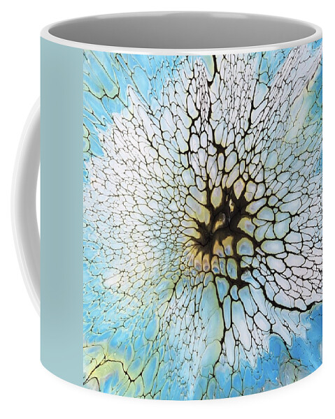 Painting Coffee Mug featuring the painting Dandelion by Steve Chase