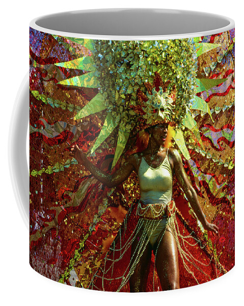 Trinidad Coffee Mug featuring the photograph Sun Dance - Carnival, Trinidad and Tobago by Earth And Spirit