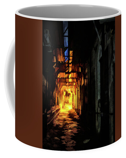2019 Coffee Mug featuring the photograph Dante's Alley by Monroe Payne