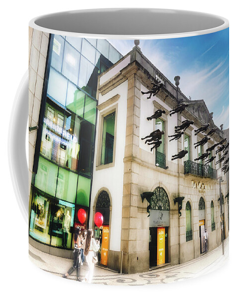 Portugal Coffee Mug featuring the photograph Dark People and Light People by Micah Offman