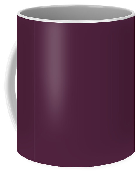 Dark Coffee Mug featuring the digital art Dark Plum Match with Egg Design by Delynn Addams