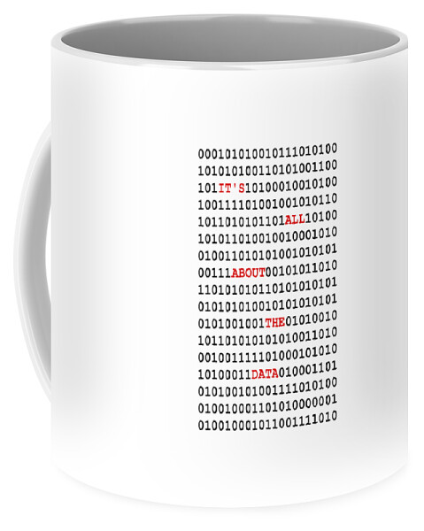 Richard Reeve Coffee Mug featuring the digital art Data by Richard Reeve