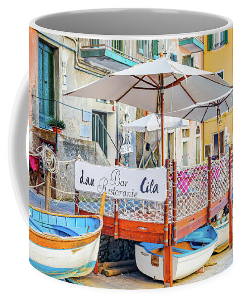 Cinque Terre Coffee Mug featuring the photograph Dau Cila by Marla Brown