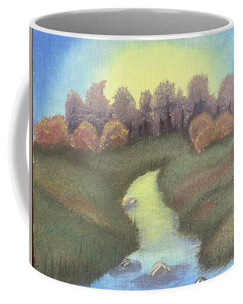 Sunrise Coffee Mug featuring the painting Dawn by Lisa White