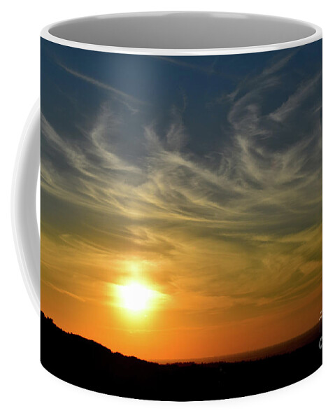 Clouds Coffee Mug featuring the photograph Dawning of Twilight Arrives by Leonida Arte