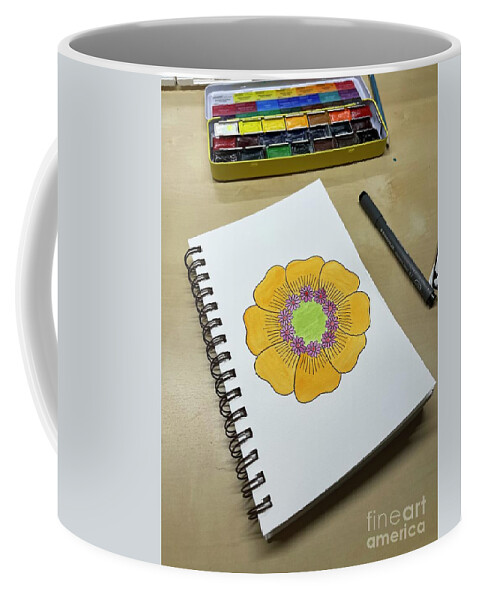  Coffee Mug featuring the digital art Day 104 by Donna Mibus