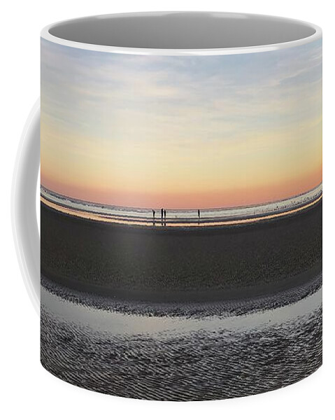 Isle Of Palms Coffee Mug featuring the photograph December Beach Evening by Flavia Westerwelle