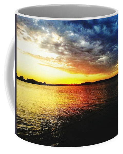 Water Coffee Mug featuring the photograph Deep beauty fishing by Shalane Poole