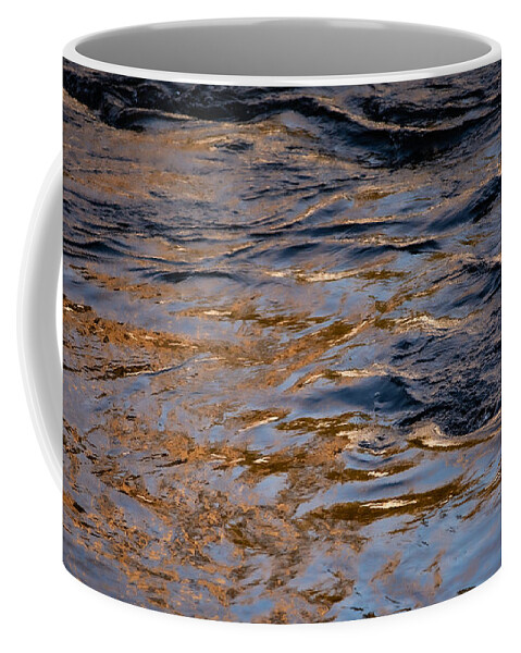 Water Coffee Mug featuring the photograph Deep Blue Drama by Linda Bonaccorsi
