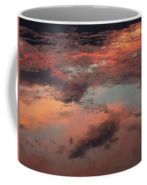 Sunset Coffee Mug featuring the photograph Deep Reflection by Leslie Porter