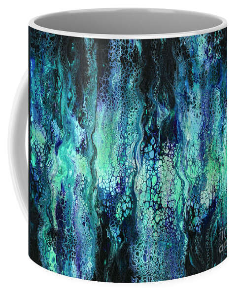 Sea Coffee Mug featuring the painting Deep Sea Dreams IV by Lucy Arnold