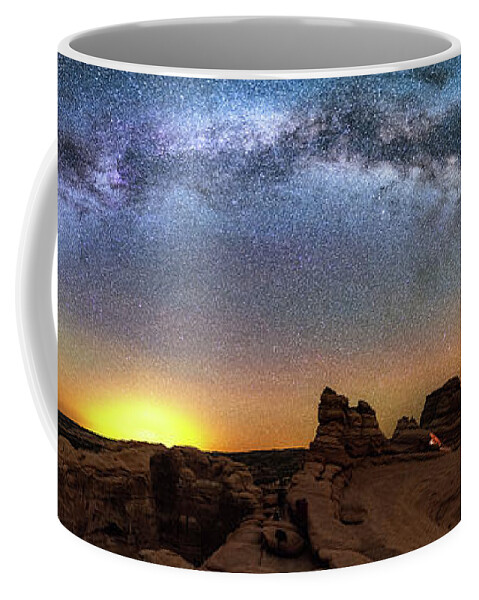Milky Way Coffee Mug featuring the photograph Delicate Dream by Chuck Rasco Photography