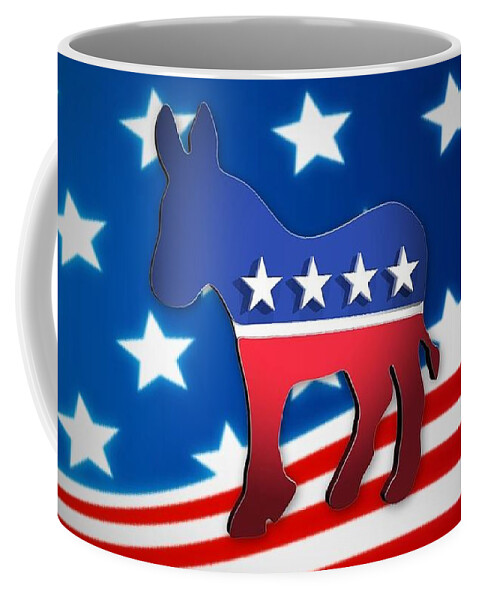 Democrat Coffee Mug featuring the photograph Democrat Poster by Action