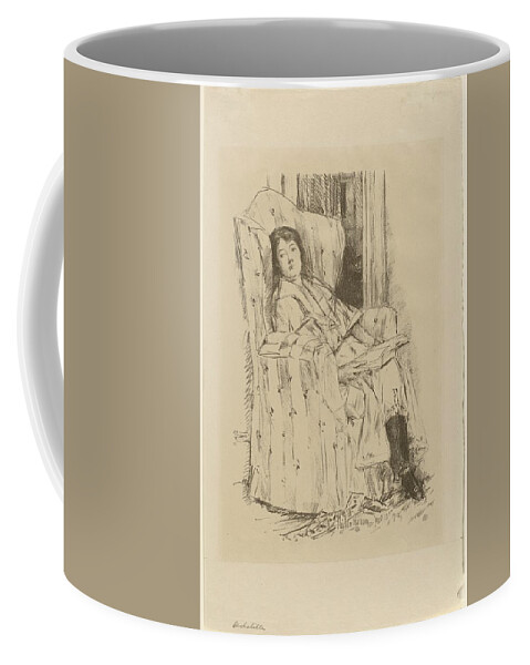 1835 To 1838 Coffee Mug featuring the painting Deshabille Childe HassamJune 18, 1918 by MotionAge Designs