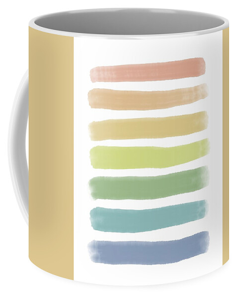 Lines Coffee Mug featuring the digital art Design 190 by Lucie Dumas