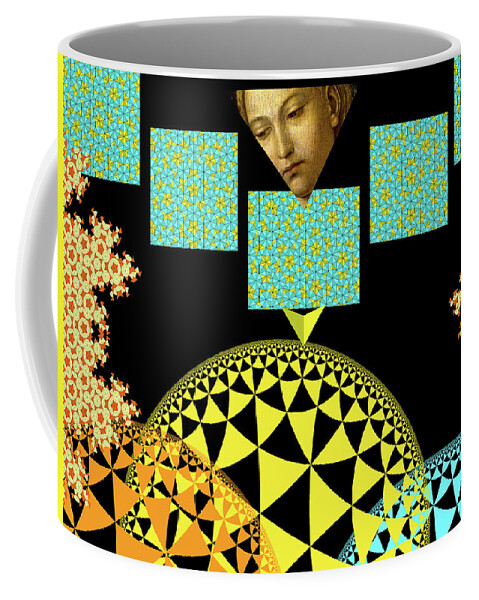 Visitation Coffee Mug featuring the digital art Design 7 Visitation by Lorena Cassady