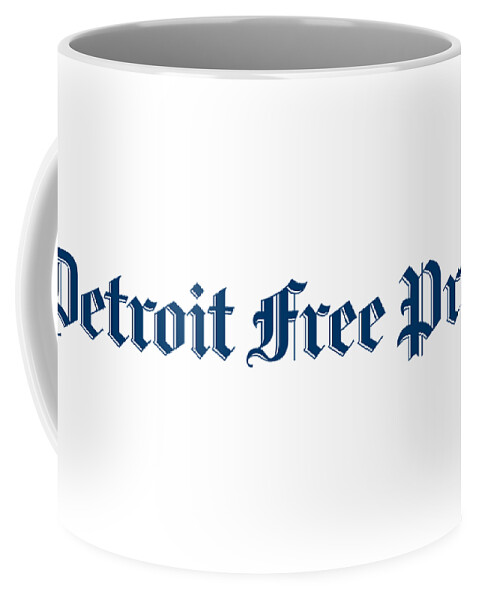 Detroit Free Press Print Logo Coffee Mug