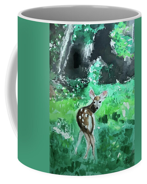 No Person Coffee Mug featuring the painting Did You Bring Me Apples by Eileen Backman