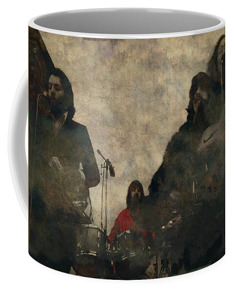 Beatles Coffee Mug featuring the digital art Dig A Pony by Paul Lovering