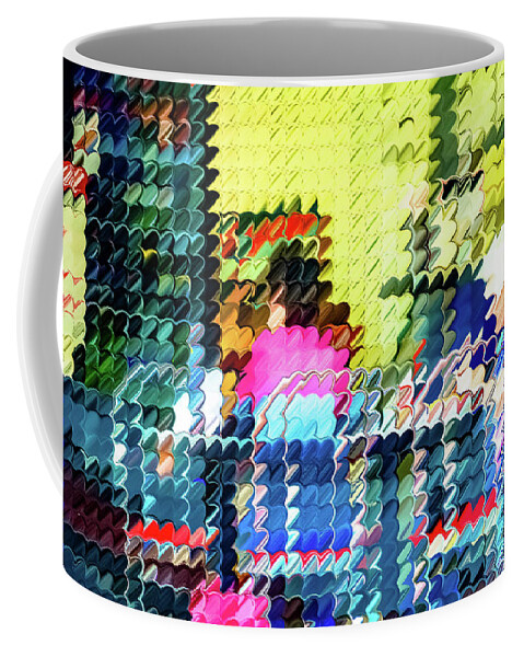 Diner Coffee Mug featuring the digital art Dinner at the Diner by Addison Likins
